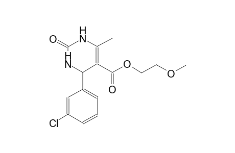 5-pyrimidinecarboxylic acid, 4-(3-chlorophenyl)-1,2,3,4-tetrahydro-6-methyl-2-oxo-, 2-methoxyethyl ester