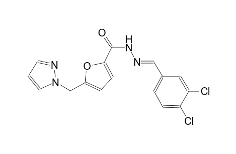 N'-[(E)-(3,4-dichlorophenyl)methylidene]-5-(1H-pyrazol-1-ylmethyl)-2-furohydrazide