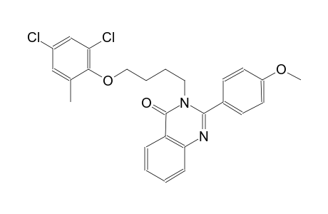 3-[4-(2,4-dichloro-6-methylphenoxy)butyl]-2-(4-methoxyphenyl)-4(3H)-quinazolinone