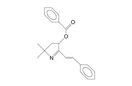 4-Benzoyloxy-2,2-dimethyl-5-(B-styryl)-1-pyrroline