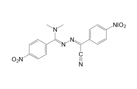 N,N-dimethyl-p-nitrobenzamide, azide with (p-nitrophenyl)gloxylonitrile
