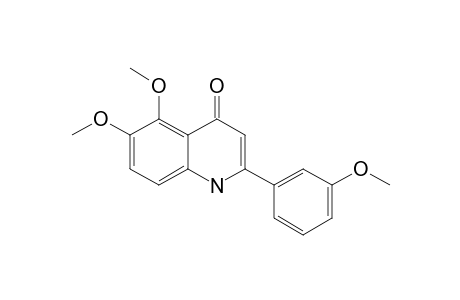 5,6-Dimethoxy-2-(3-methoxyphenyl)-1H-quinolin-4-one
