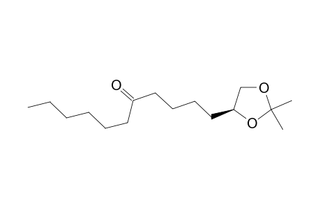 5-Undecanone, 1-(2,2-dimethyl-1,3-dioxolan-4-yl)-, (S)-