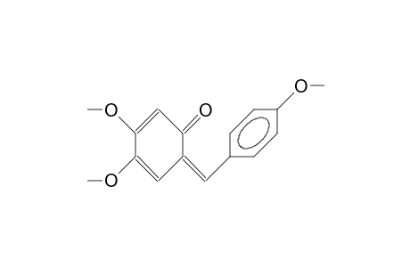 3,4-Dimethoxy-6-(4-methoxy-benzylidene)-2,4-cyclohexadienone