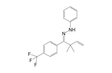 1-(2,2-Dimethyl-1-(4-(trifluoromethyl)phenyl)but-3-en-1-ylidene)- 2-phenylhydrazine