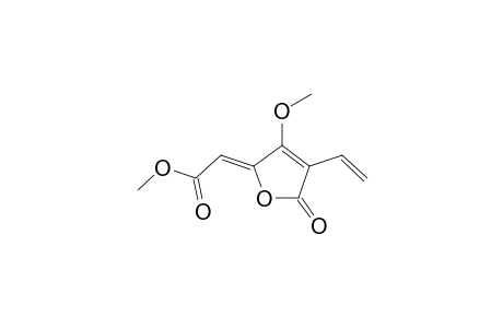 4-METHOXY-5-[Z-2-(METHOXYCARBONYLMETHYLIDENE)]-3-VINYL-2-FURANONE