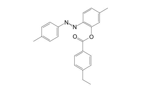 (E)-5-Methyl-2-(p-tolyldiazenyl)phenyl 4-Ethylbenzoate