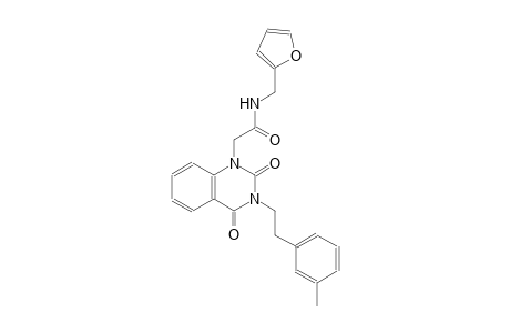 N-(2-furylmethyl)-2-(3-[2-(3-methylphenyl)ethyl]-2,4-dioxo-3,4-dihydro-1(2H)-quinazolinyl)acetamide