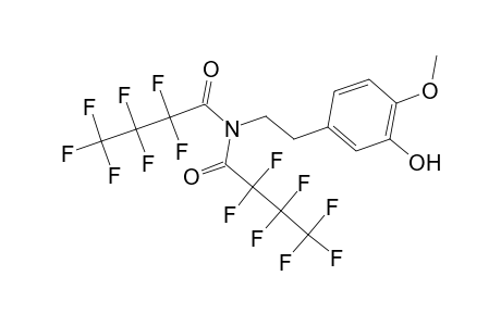 Butanamide, 2,2,3,3,4,4,4-heptafluoro-N-(2,2,3,3,4,4,4-heptafluoro-1-oxobutyl)-N-[2-(3-hydroxy-4-methoxyphenyl)ethyl]-