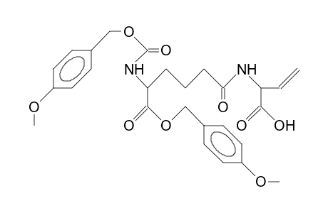 N-(4-Methoxy-benzyloxycarbonyl)-A-(4-methoxybenzyl-ester)-D-L-A-amino-adipoyl-L-vinyl-glycine