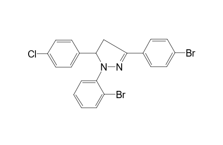 1-(2-bromophenyl)-3-(4-bromophenyl)-5-(4-chlorophenyl)-2-pyrazoline