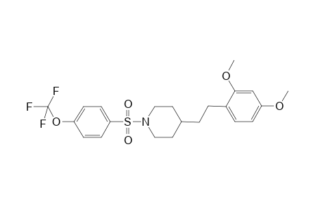 4-[2-(2,4-dimethoxyphenyl)ethyl]-1-{[4-(trifluoromethoxy)benzene]sulfonyl}piperidine