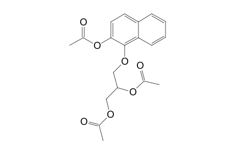 1-(2,3-diacetoxy-propoxy)-2-acetoxy-naphthalene