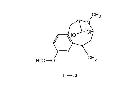 3,6-DIMETHYL-1,2,3,4,5,6-HEXAHYDRO-8-METHOXY-2,6-METHANO-3-BENZAZOCINE-11,11-DIOL, HYDROCHLORIDE