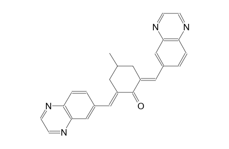 (2E,6E)-4-methyl-2,6-bis(6-quinoxalinylmethylene)cyclohexanone