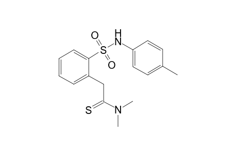 1-N-(4-Methylphenyl)sulfamoyl-2-(N,N-dimethylthiocarbamoyl)methylbenzenesulfonamide 1,1-dioxide