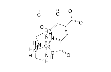 (4-CARBONYL-6-HYDROXYPYRIDINE-2-CARBOXYLATO)-BIS-(ETHANE-1,2-DIAMINE)-COBALT(III)-CHLORIDE
