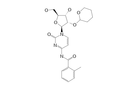 1-(2-O-TETRAHYDROPYRANYL-BETA-L-RIBOFURANOSYL)-N(4)-TOLYL-CYTIDINE;(DIASTEREOMER-1)