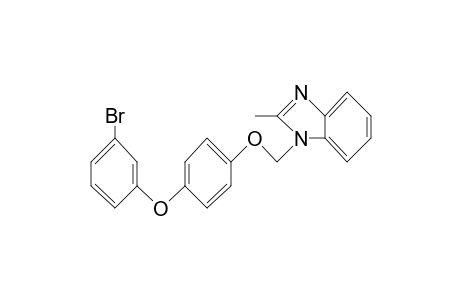 1H-Benzimidazole, 1-[[4-(3-bromophenoxy)phenoxy]methyl]-2-methyl-