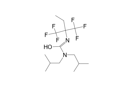 N'-[(Z)-1,1-bis(trifluoromethyl)propyl]-N,N-diisobutylcarbamimidic acid
