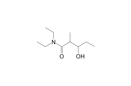 erythro-N,N-diethyl-3-hydroxy-2-methylpentanamide