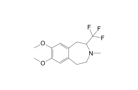2-Trifluoromethyl-2,3,4,5-tetrahydro-7,8-dimethoxy-3-methyl-1H-3-benzazepine