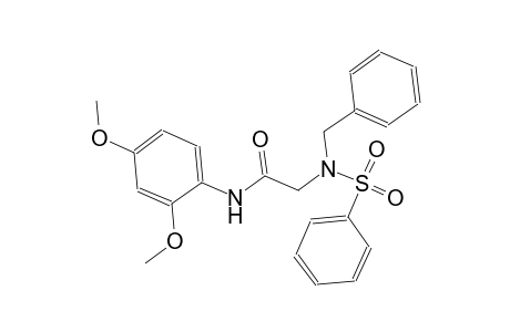 acetamide, N-(2,4-dimethoxyphenyl)-2-[(phenylmethyl)(phenylsulfonyl)amino]-