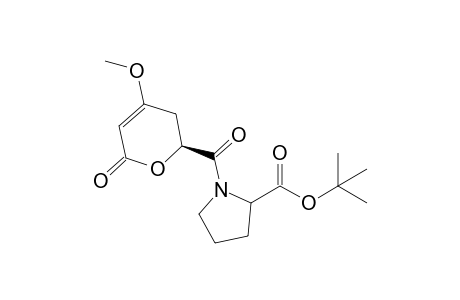 N-[5,6-Dihydro-4-methoxy-2-oxo-2H-pyran-6-oyl]-(S)-proline - t-butyl ester