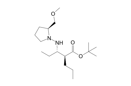 (S,S,S)-tert-Butyl 3-[N-(2-methoxymethyl)pyrrolidin-1-yl]amino-2-propylpentanoate