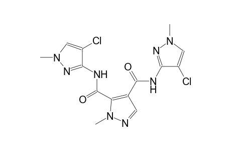 1H-pyrazole-4,5-dicarboxamide, N~4~,N~5~-bis(4-chloro-1-methyl-1H-pyrazol-3-yl)-1-methyl-