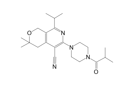 1H-pyrano[3,4-c]pyridine-5-carbonitrile, 3,4-dihydro-3,3-dimethyl-8-(1-methylethyl)-6-[4-(2-methyl-1-oxopropyl)-1-piperazinyl]-