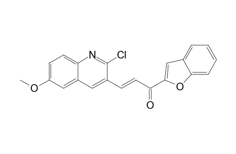 (2E)-1-(1-Benzofuran-2-yl)-3-(2-chloro-6-methoxyquinolin-3-yl)prop-2-en-1-one