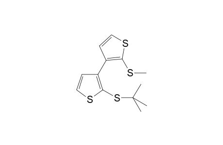 3,3'-Bithiophene, 2-[(1,1-dimethylethyl)thio]-2'-(methylthio)-