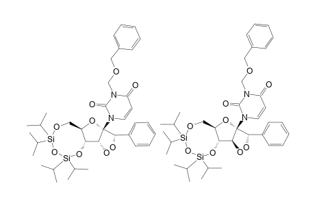 3-N-BENZYLOXYMETHYL-1-[(1S)-1-PHENYL-4,6-O-(1,1,3,3-TETRAISOPROPYLDISILOXANE-1,3-DIYL)-BETA-D-RIBO-2-HEXULOFURANOSYL]-URACIL