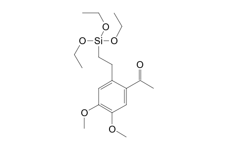4,5-Dimethoxy-2-[2-(triethoxysilyl)ethyl]acetophenone