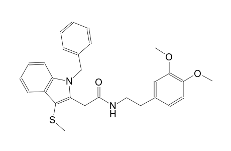 1H-indole-2-acetamide, N-[2-(3,4-dimethoxyphenyl)ethyl]-3-(methylthio)-1-(phenylmethyl)-