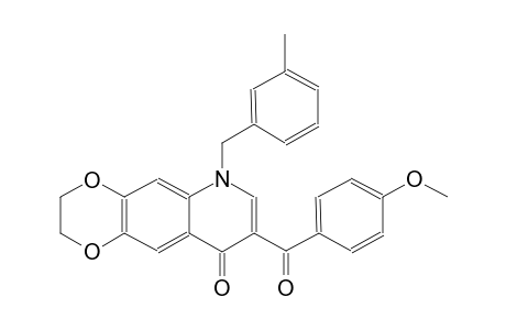 [1,4]dioxino[2,3-g]quinolin-9(6H)-one, 2,3-dihydro-8-(4-methoxybenzoyl)-6-[(3-methylphenyl)methyl]-