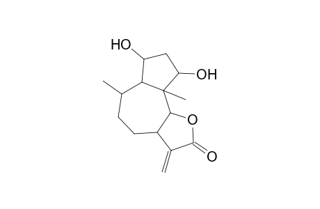 Azuleno[4,5-b]furan-2(3H)-one, decahydro-7,9-dihydroxy-6,9a-dimethyl-3-methylene-, [3aS-(3a.alpha.,6.beta.,6a.alpha.,7.alpha.,9.alpha.,9a.beta.,9b.alpha.)]-