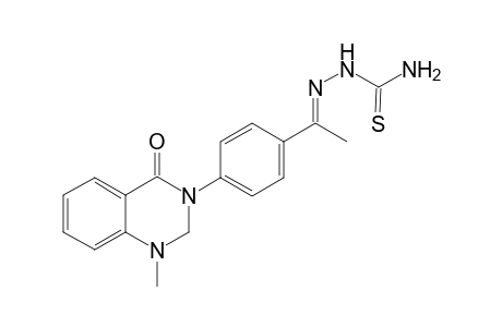 2-[1-(4-(1-Methyl-4-oxo-1,2-dihydroquinazolin-3(4H)yl)phenyl)ethylidene]hydrazinecarbothioamide