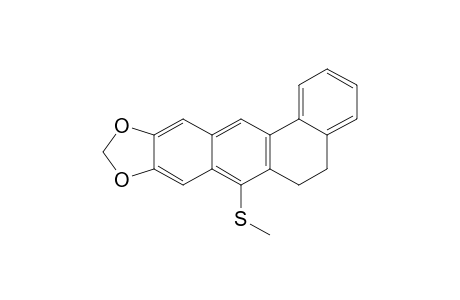 5,6-Dihydro-9,10-methylenedioxy-7-(methylthio)benzo[a]anthracene