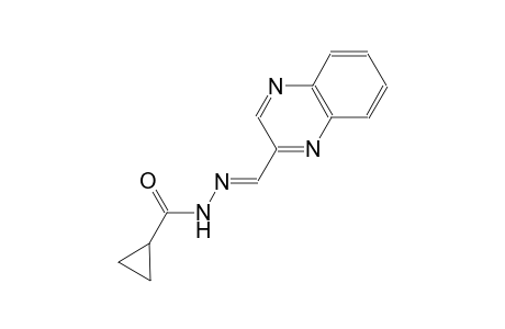 N'-[(E)-2-quinoxalinylmethylidene]cyclopropanecarbohydrazide