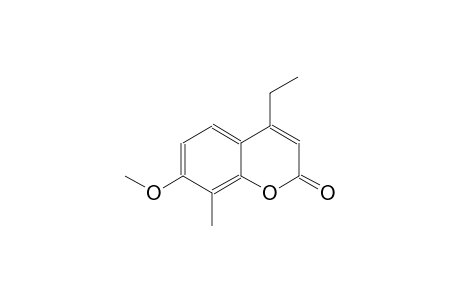 2H-1-benzopyran-2-one, 4-ethyl-7-methoxy-8-methyl-