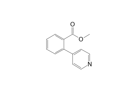 2-(4-pyridyl)benzoic acid methyl ester