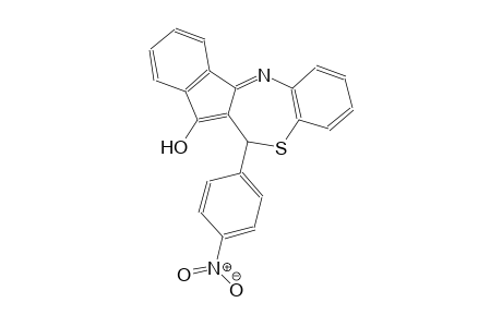 6H-indeno[2,1-c][1,5]benzothiazepin-7-ol, 6-(4-nitrophenyl)-