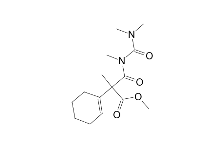 1-Cyclohexene-1-acetic acid, .alpha.-[[[(dimethylamino)carbonyl]methylamino]carbonyl]-.alpha.-methyl-, methyl ester