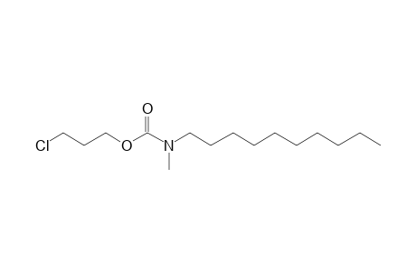 Carbamic acid, N-methyl-N-decyl-, 3-chloropropyl ester