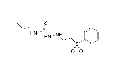 N-Allyl-2-[2-(phenylsulfonyl)ethyl]hydrazinecarbothioamide