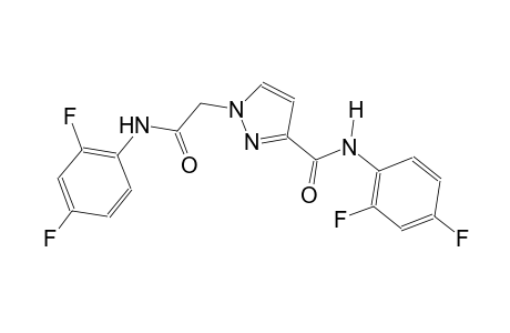 1H-pyrazole-1-acetamide, N-(2,4-difluorophenyl)-3-[[(2,4-difluorophenyl)amino]carbonyl]-