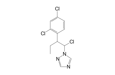 1H-1,2,4-Triazole, 1-[1-chloro-2-(2,4-dichlorophenyl)butyl]-