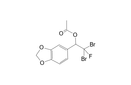 2,2-Dibromo-2-fluoro-2-(3,4-methylenedioxyphenyl)ethyl acetate